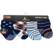 Wholesale - 8pk INFANT BOY NAVY FULL CUSHION QTR SOCKS ASST SIZE MOSSY OAK C/P 60, UPC: 194382056806